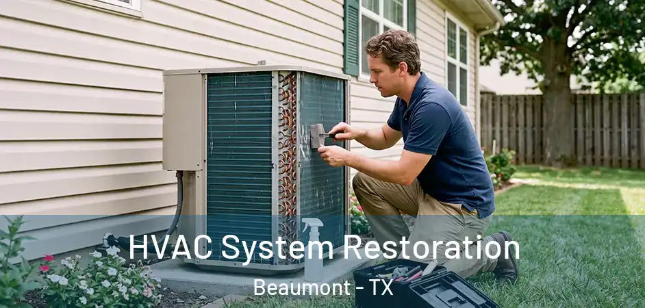  HVAC System Restoration Beaumont - TX