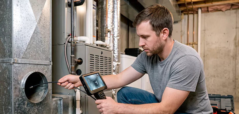 Air Duct Camera Inspection in Beaumont, TX