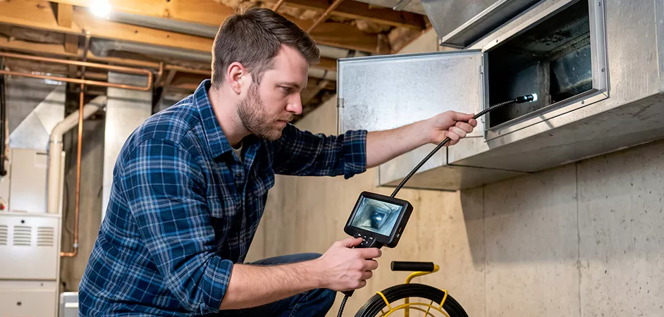 Post-Renovation Duct Inspection in Beaumont