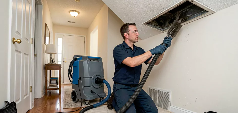 Mold-Affected Duct Deep Cleaning in Beaumont