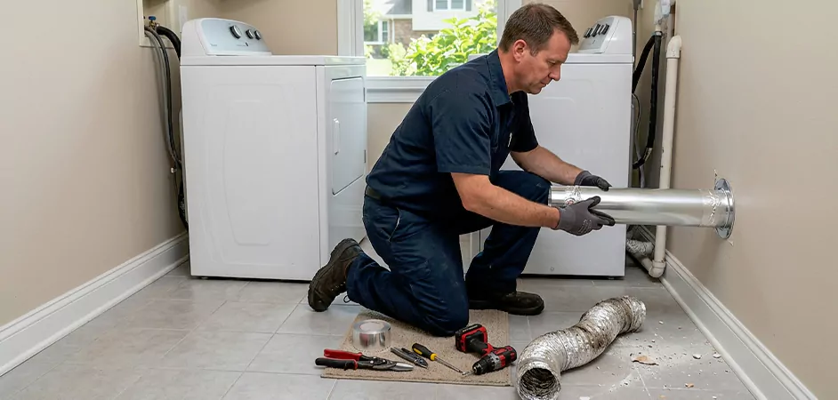 Dryer Vent Replacement in Beaumont