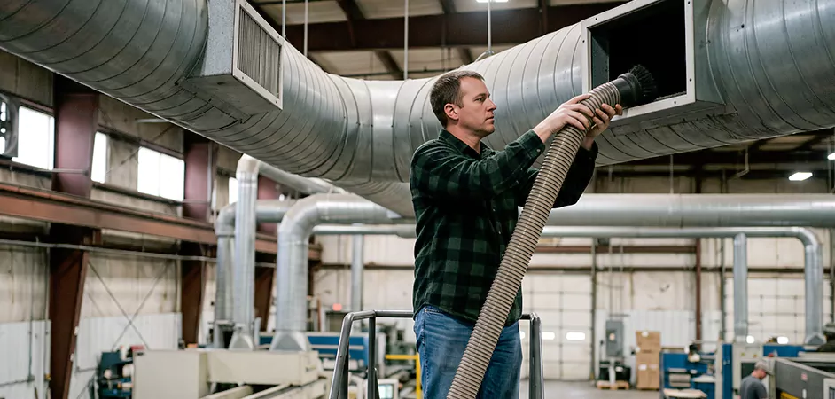 Post-Construction Duct Cleaning in Beaumont