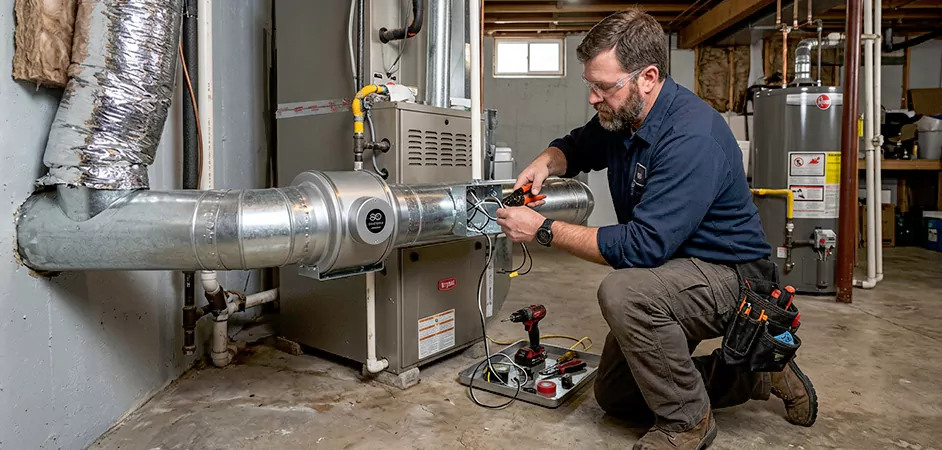 Booster Fan Installation in Beaumont