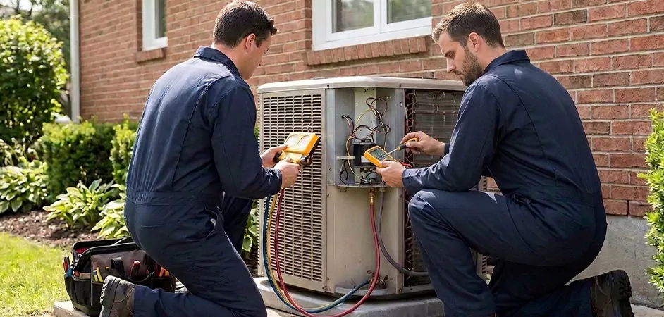 Heat Pump Inspection in Beaumont