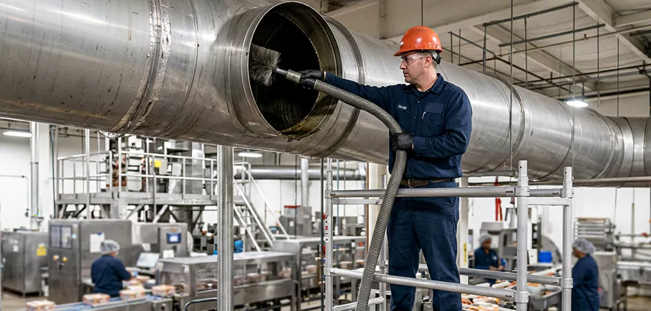 Food Processing Facility Duct Cleaning in Beaumont