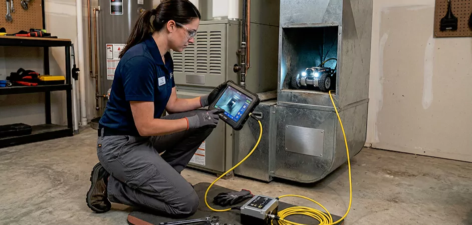 Robotic Duct Inspection in Beaumont